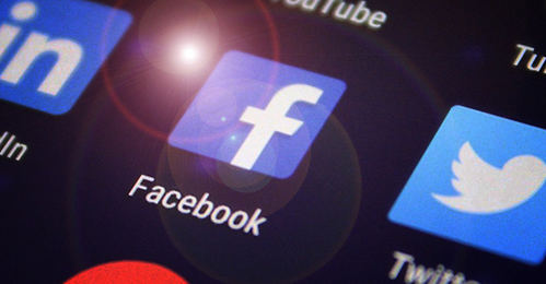 facebook button